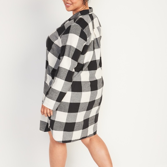 Old Navy Other - Old Navy Flannel Check Nightgown